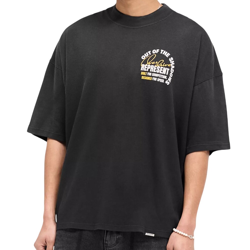 Represent Out Of The Shadows Tee Mens M Black Cotton Oversized T Shirt